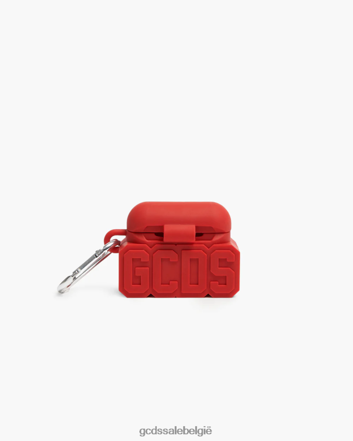pro oortelefoonhoesje Heren GCDS rood accessoire 4600VF308