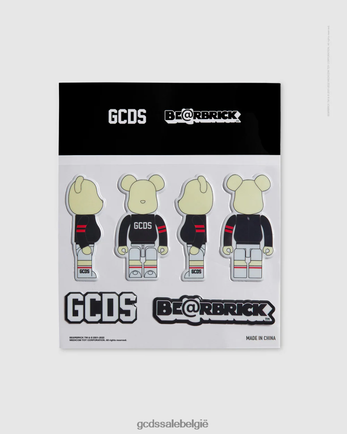stickers Heren GCDS x Be@rbrick zwart accessoire 4600VF291