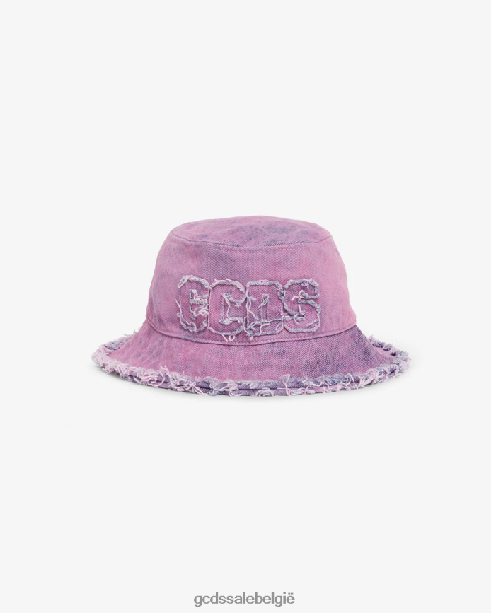 denim buckethoed Heren GCDS roze accessoire 4600VF234