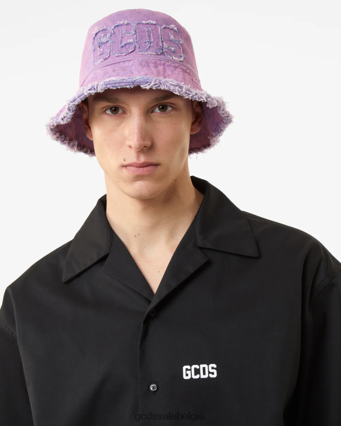 denim buckethoed Heren GCDS roze accessoire 4600VF234