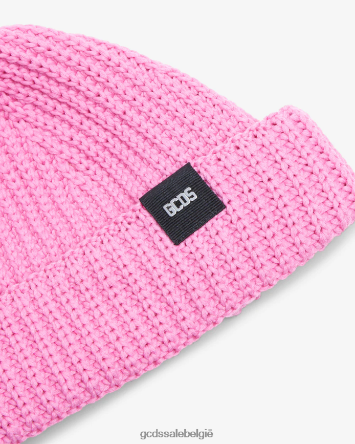 gele katoenen hoed Heren GCDS fuchsia accessoire 4600VF235