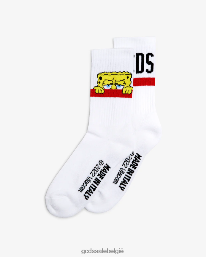 Sokken met Spongebob-logo Heren GCDS wit accessoire 4600VF208