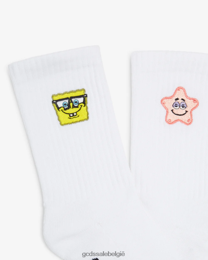 SpongeBob geborduurde sokken Heren GCDS wit accessoire 4600VF211