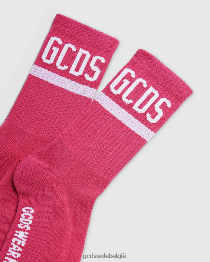 sokken met logo Heren GCDS koraal accessoire 4600VF311