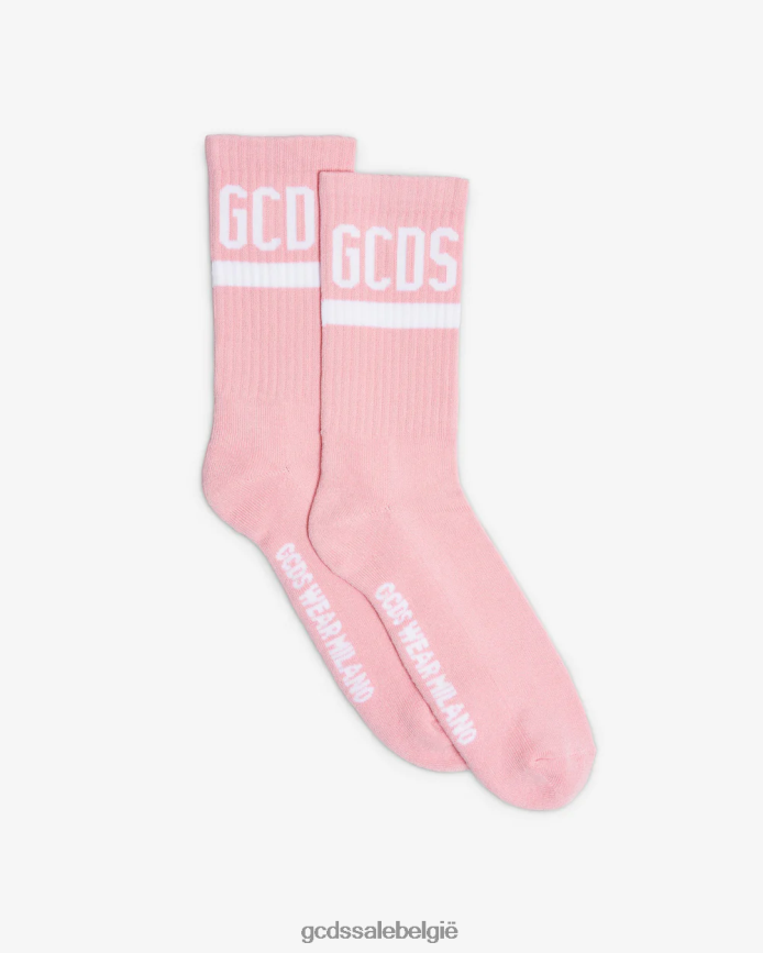 sokken met logo Heren GCDS roze accessoire 4600VF210
