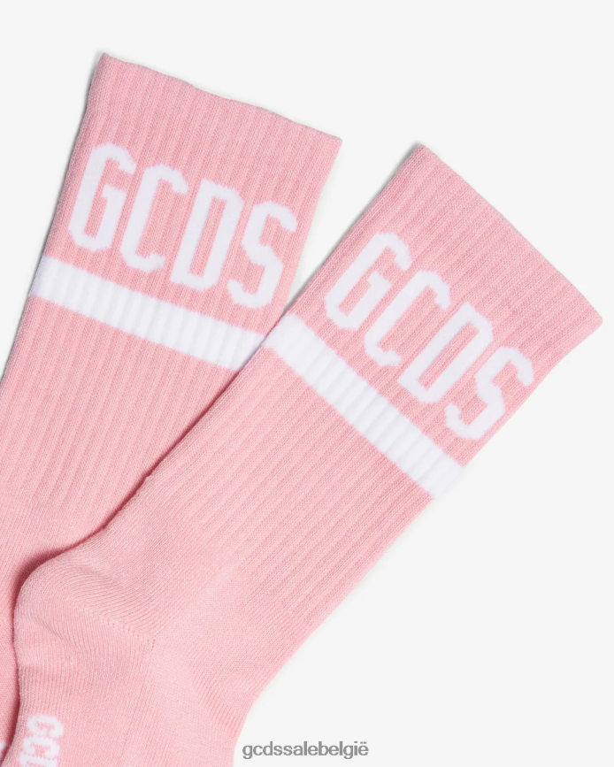 sokken met logo Heren GCDS roze accessoire 4600VF210