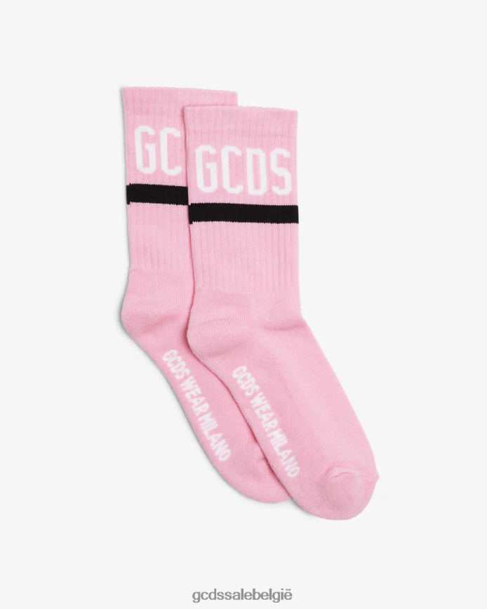 sokken met logo Heren GCDS roze accessoire 4600VF213