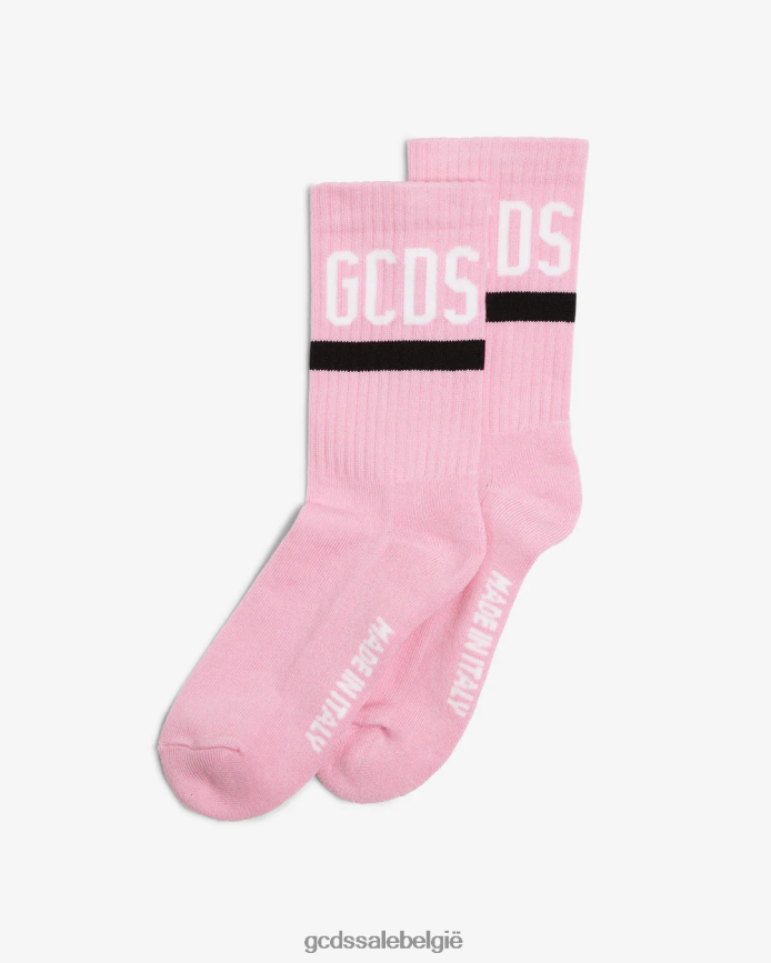sokken met logo Heren GCDS roze accessoire 4600VF213