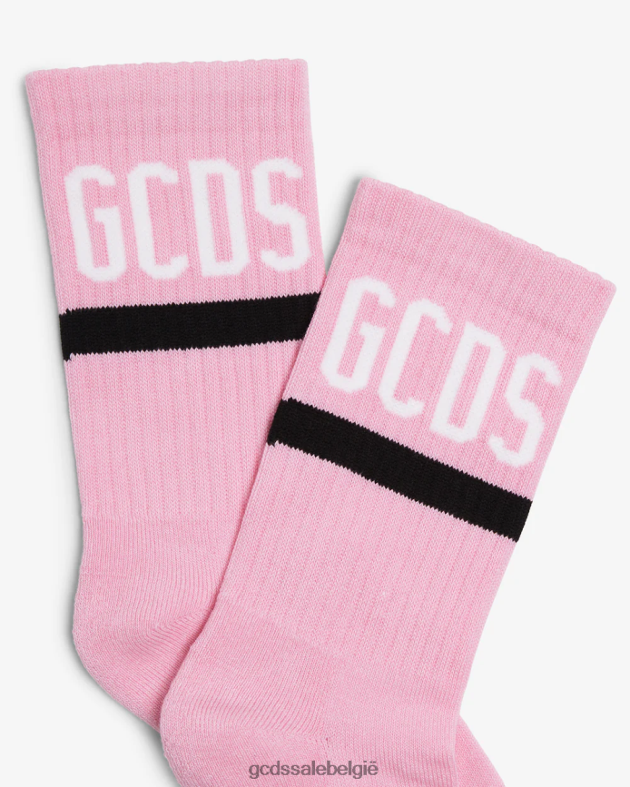 sokken met logo Heren GCDS roze accessoire 4600VF213