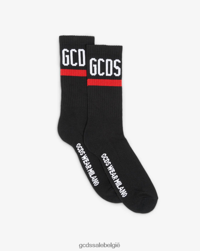 sokken met logo Heren GCDS zwart accessoire 4600VF200