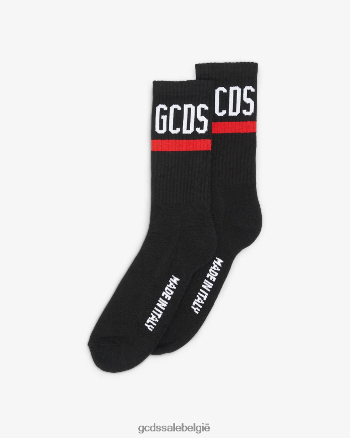 sokken met logo Heren GCDS zwart accessoire 4600VF200