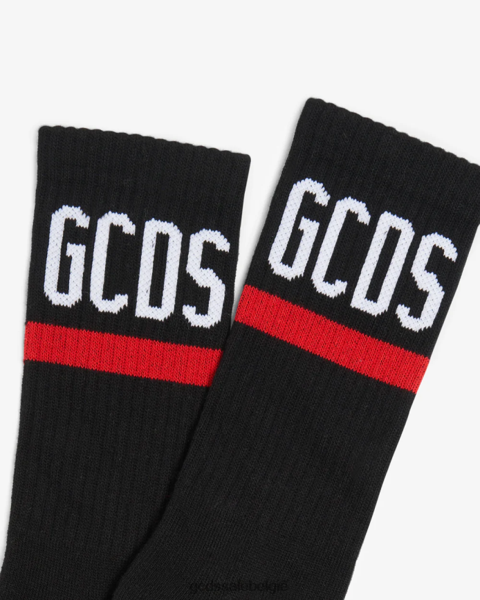 sokken met logo Heren GCDS zwart accessoire 4600VF200