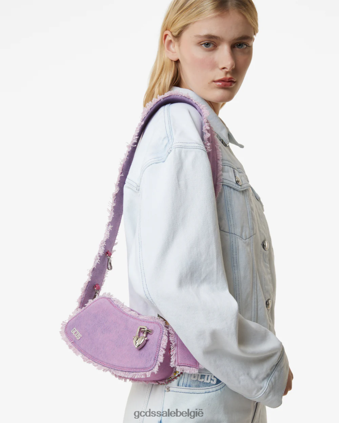 Comma denim kleine crossbodytas Heren GCDS roze accessoire 4600VF247