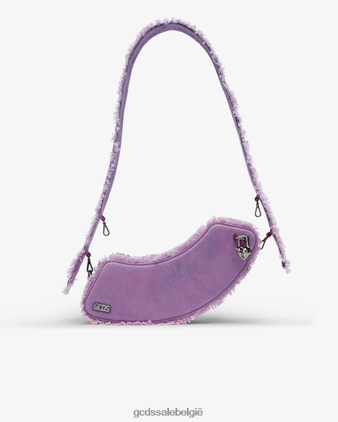Comma denim medium schoudertas Heren GCDS roze accessoire 4600VF248