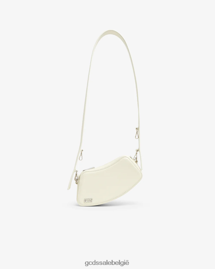 komma kleine crossbodytas Heren GCDS gebroken wit accessoire 4600VF253