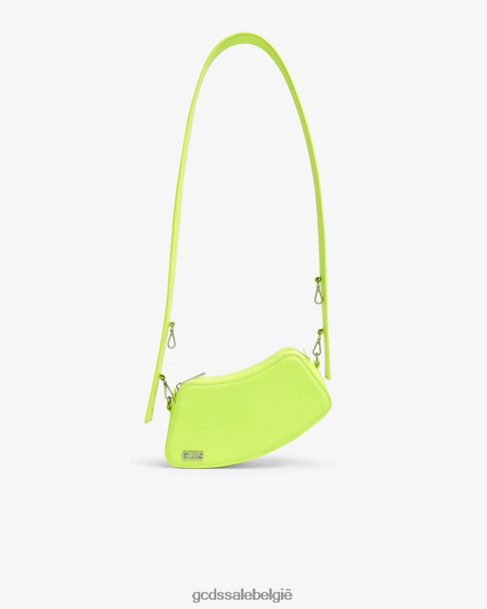 komma kleine crossbodytas Heren GCDS geel fluo accessoire 4600VF255