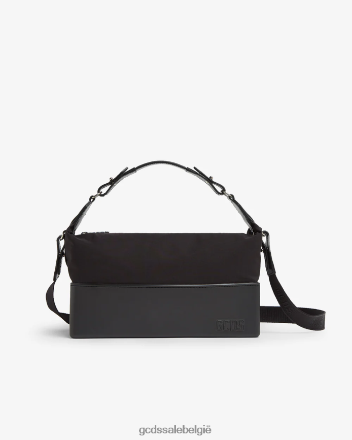 matilda nylon middelgrote tas Heren GCDS zwart accessoire 4600VF257