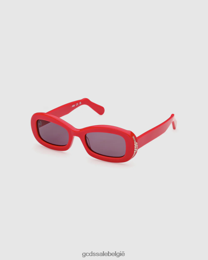 gd0027 ovale zonnebril Heren GCDS rood accessoire 4600VF285