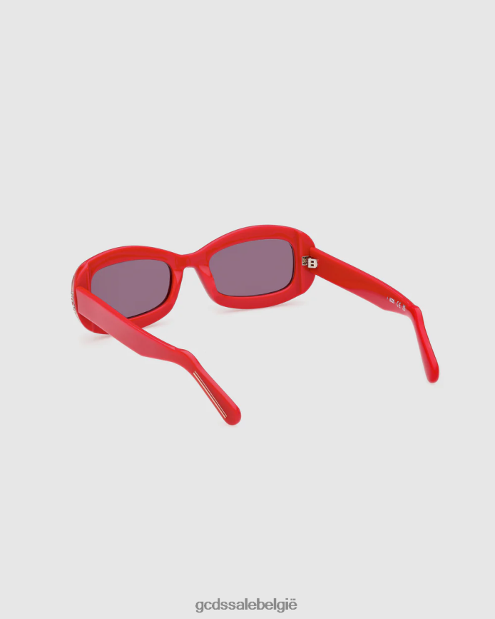 gd0027 ovale zonnebril Heren GCDS rood accessoire 4600VF285