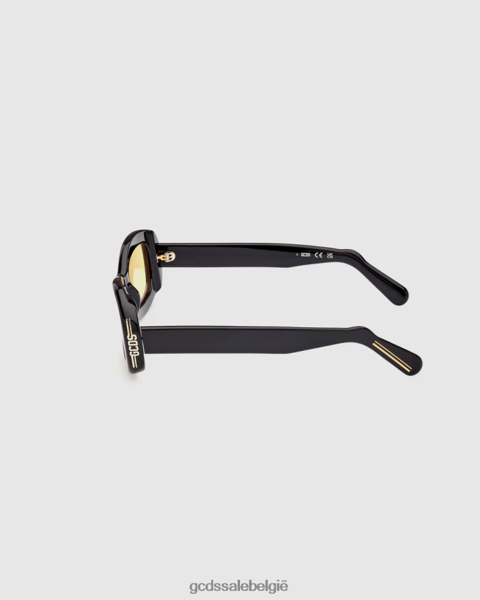 gd0027 ovale zonnebril Heren GCDS zwart accessoire 4600VF287