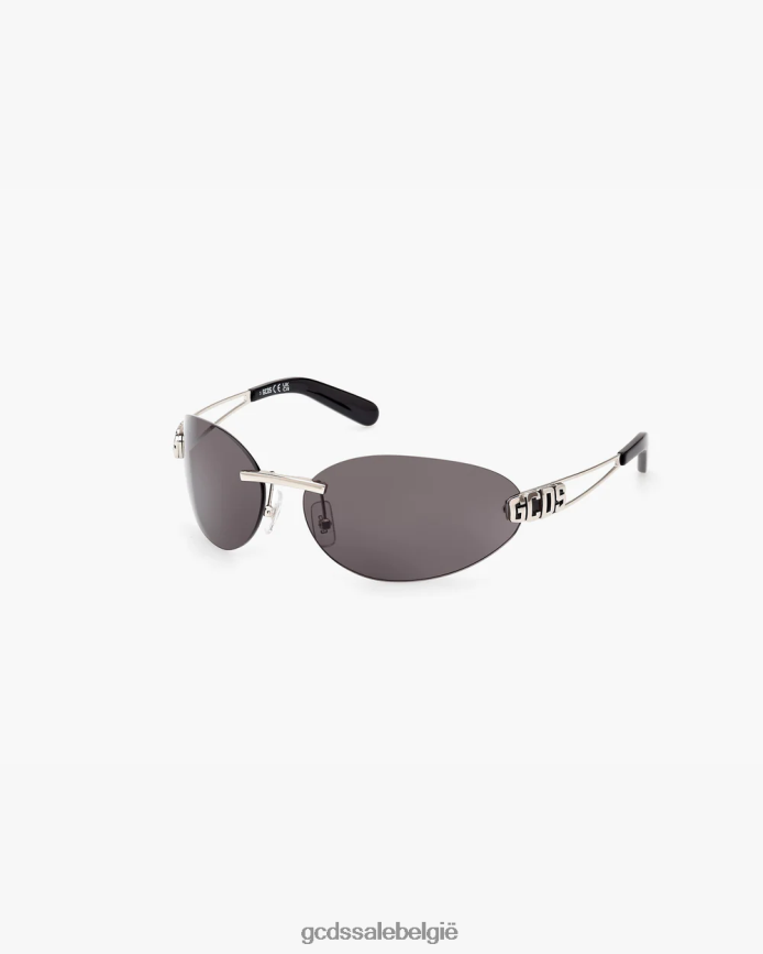 gd0032 ovale zonnebril Heren GCDS zwart accessoire 4600VF275