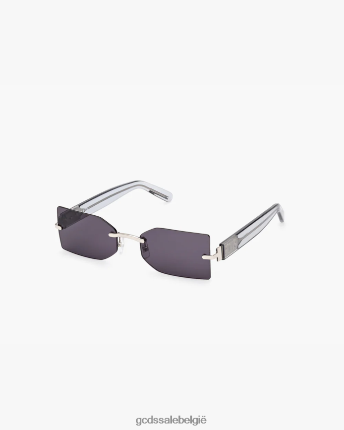 gd0033 rechthoekige zonnebril Heren GCDS rook accessoire 4600VF272