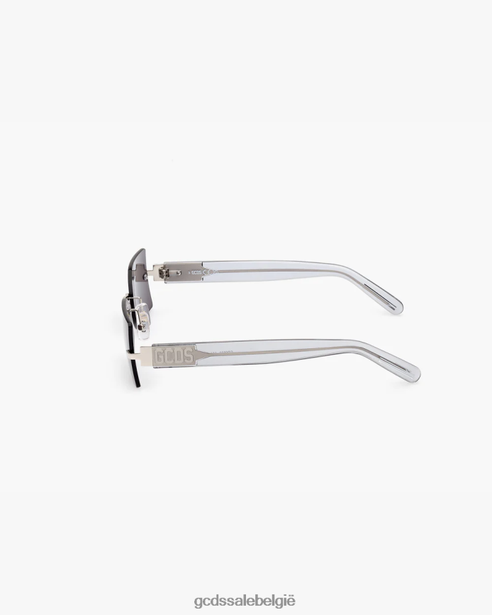 gd0033 rechthoekige zonnebril Heren GCDS rook accessoire 4600VF272