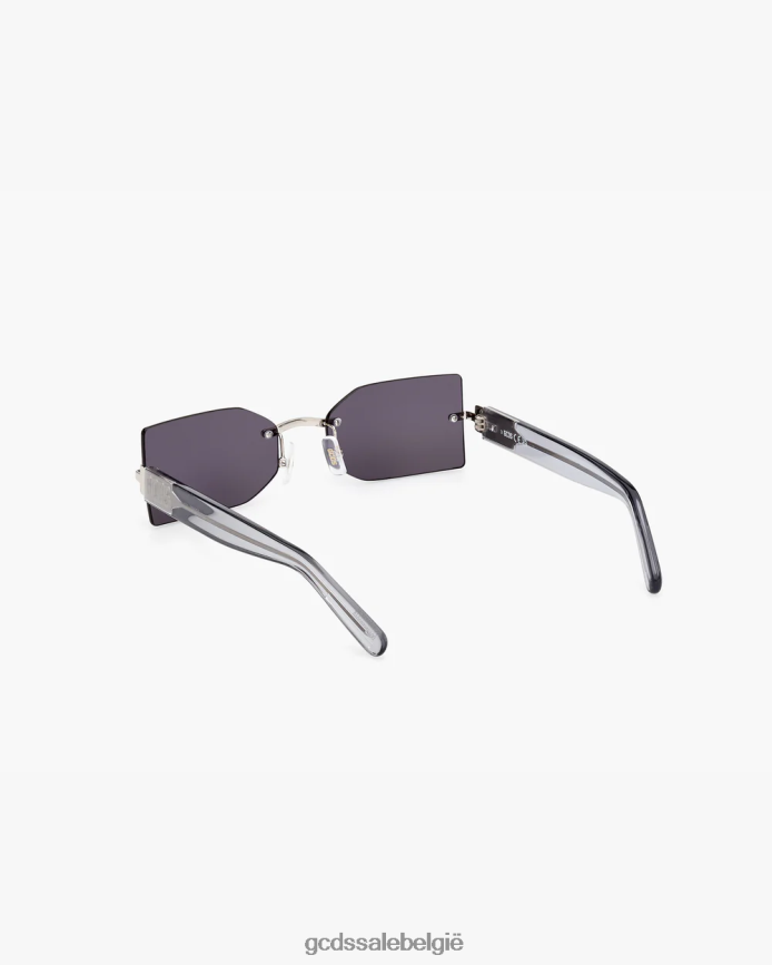 gd0033 rechthoekige zonnebril Heren GCDS rook accessoire 4600VF272