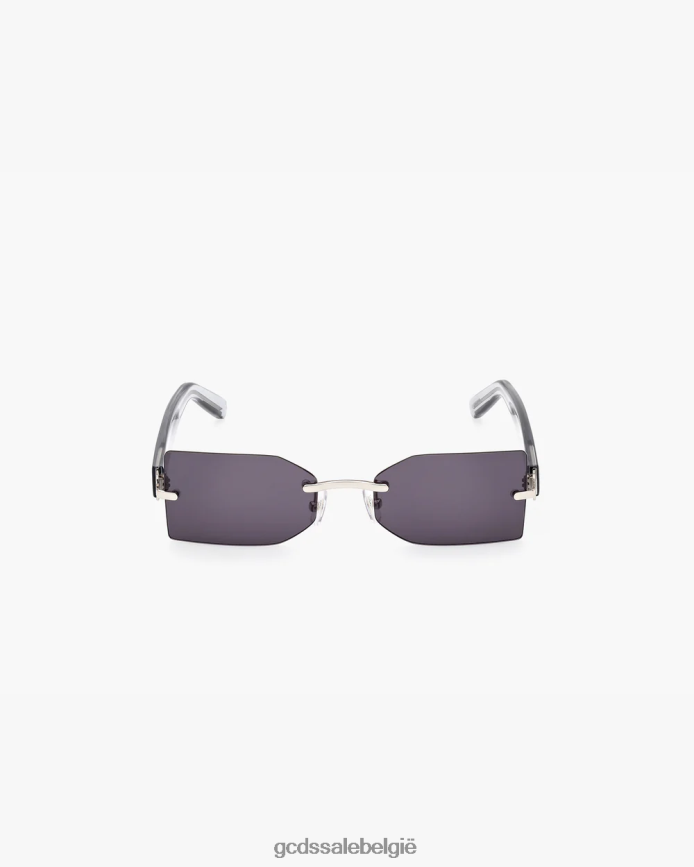 gd0033 rechthoekige zonnebril Heren GCDS rook accessoire 4600VF272