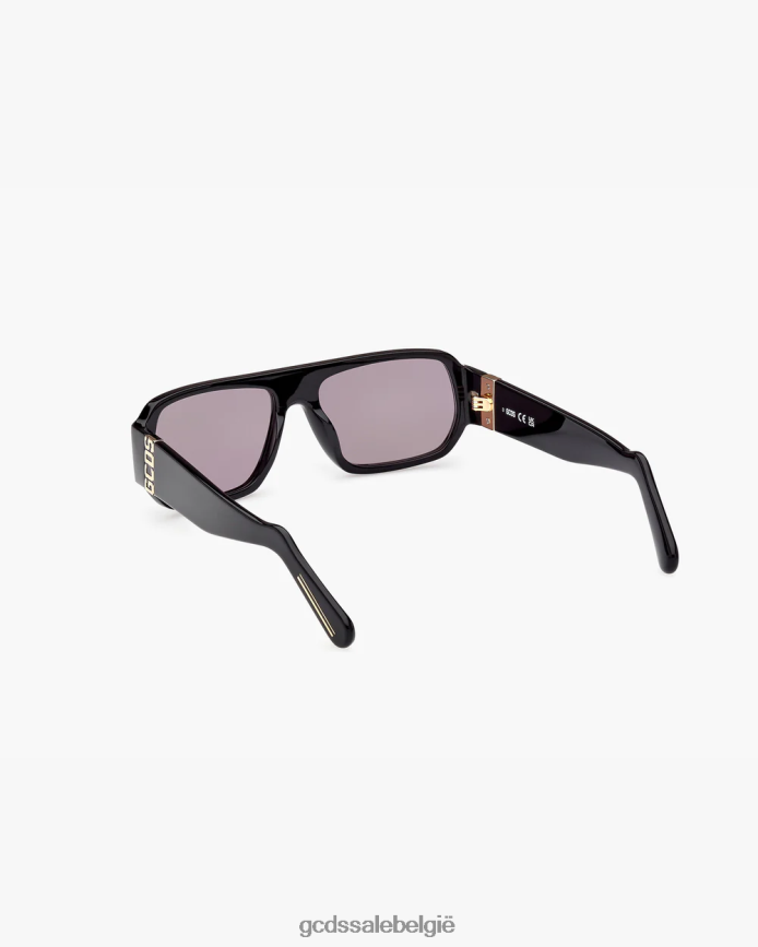 gd0034 geometrische zonnebril Heren GCDS zwart accessoire 4600VF276