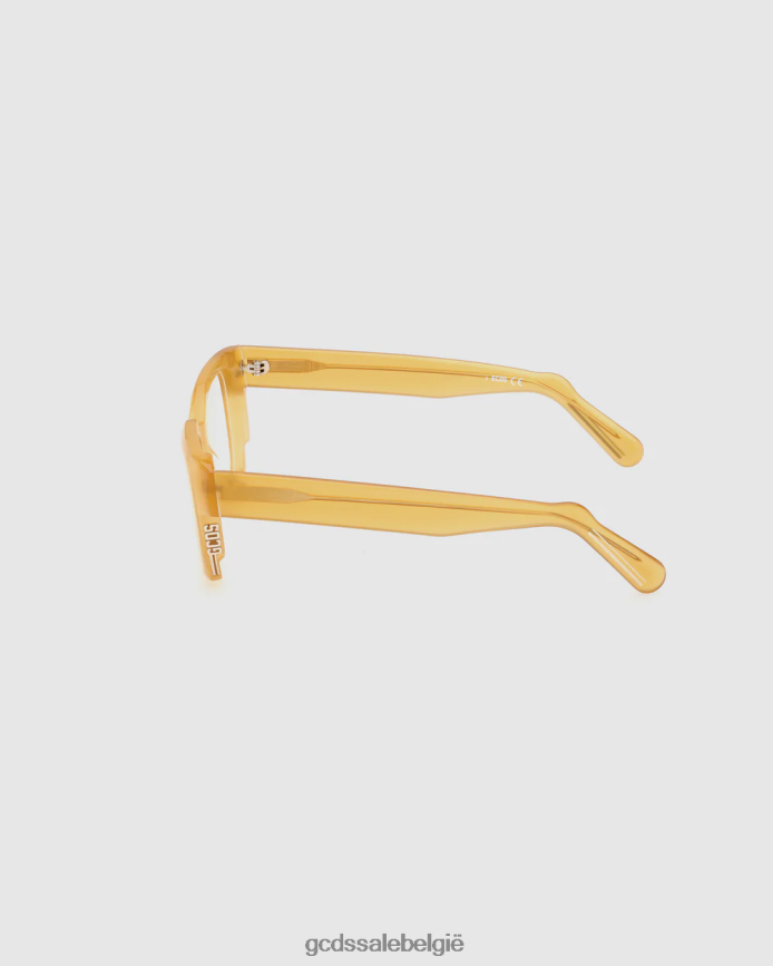 gd5013 vierkante bril Heren GCDS geel accessoire 4600VF283