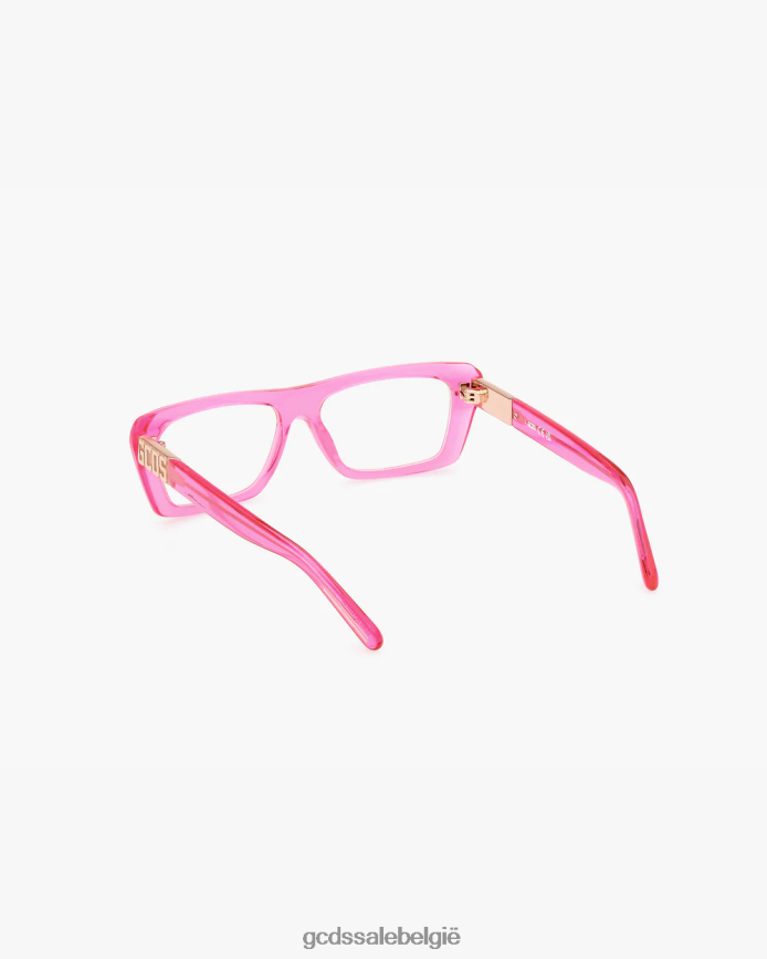 gd5018 rechthoekige bril Heren GCDS roze accessoire 4600VF280