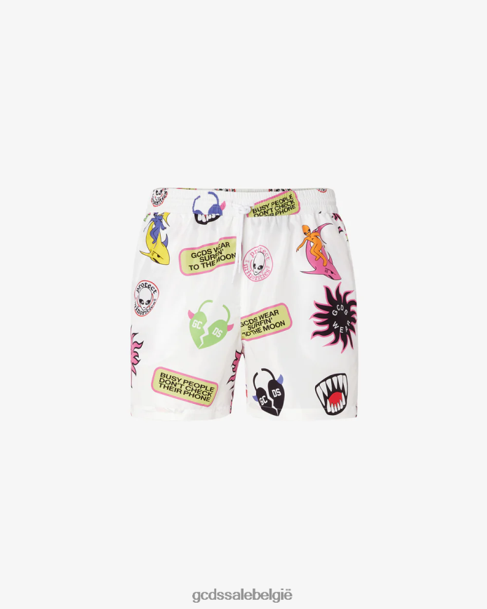 all-over surfwirdo-zwemshort Heren GCDS veelkleurig kleding 4600VF154