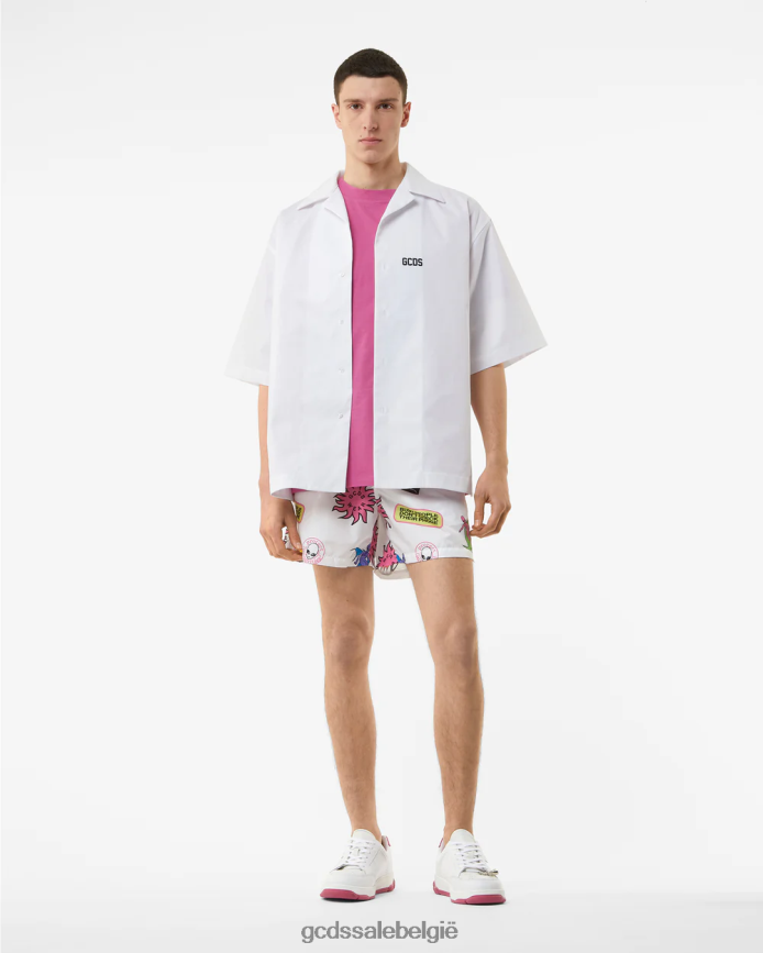 all-over surfwirdo-zwemshort Heren GCDS veelkleurig kleding 4600VF154