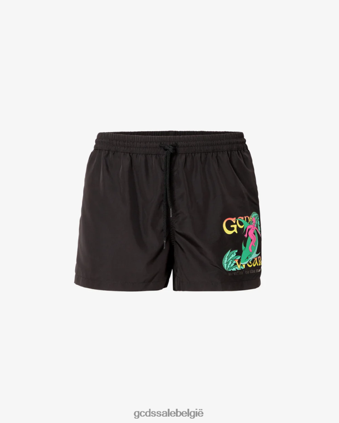surfwirdo zwemshort Heren GCDS zwart kleding 4600VF152