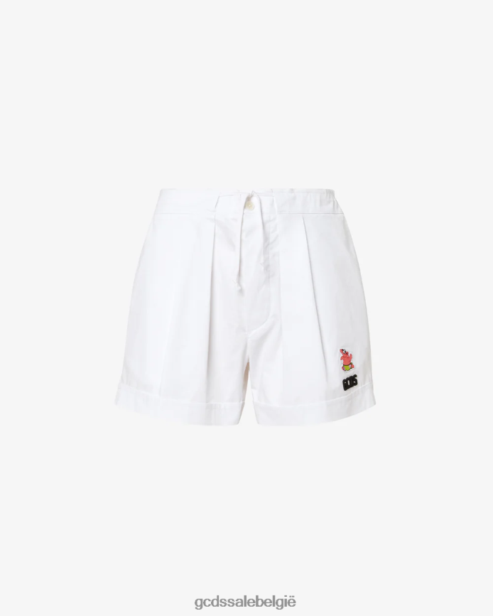 Patrick basisshort Heren GCDS wit kleding 4600VF121