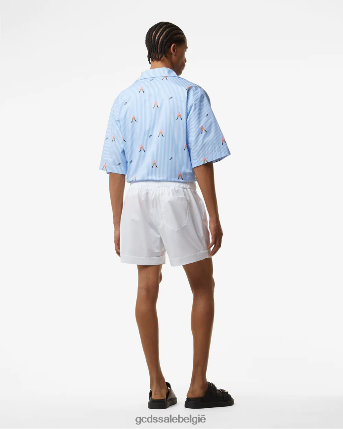 Patrick basisshort Heren GCDS wit kleding 4600VF121