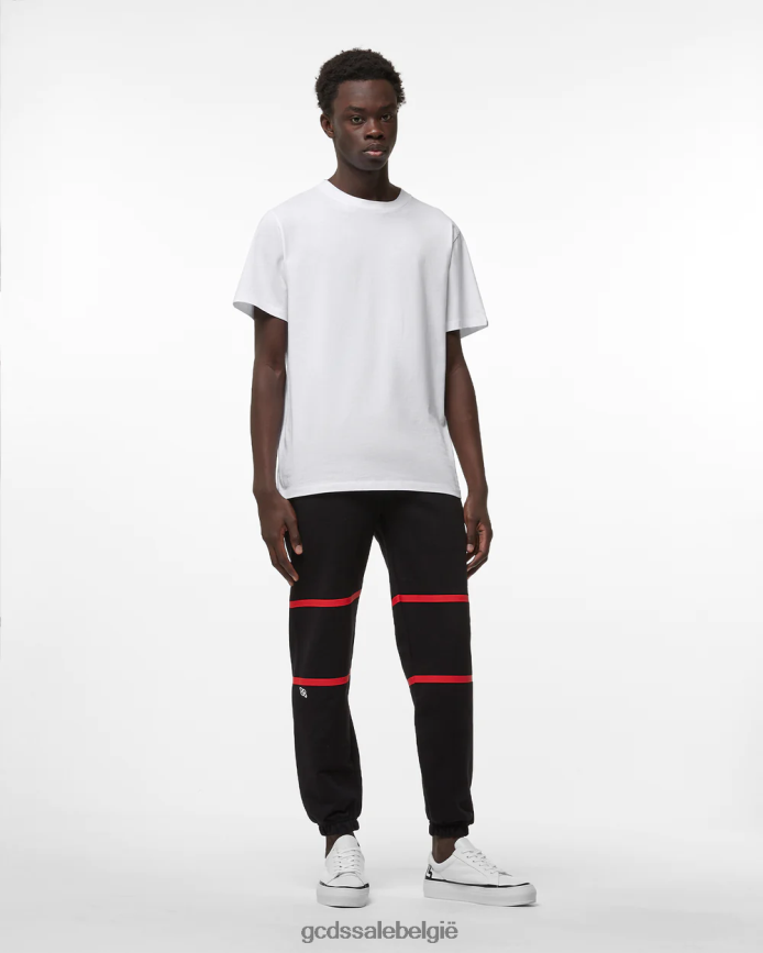 joggingbroek met lage logoband Heren GCDS zwart kleding 4600VF130