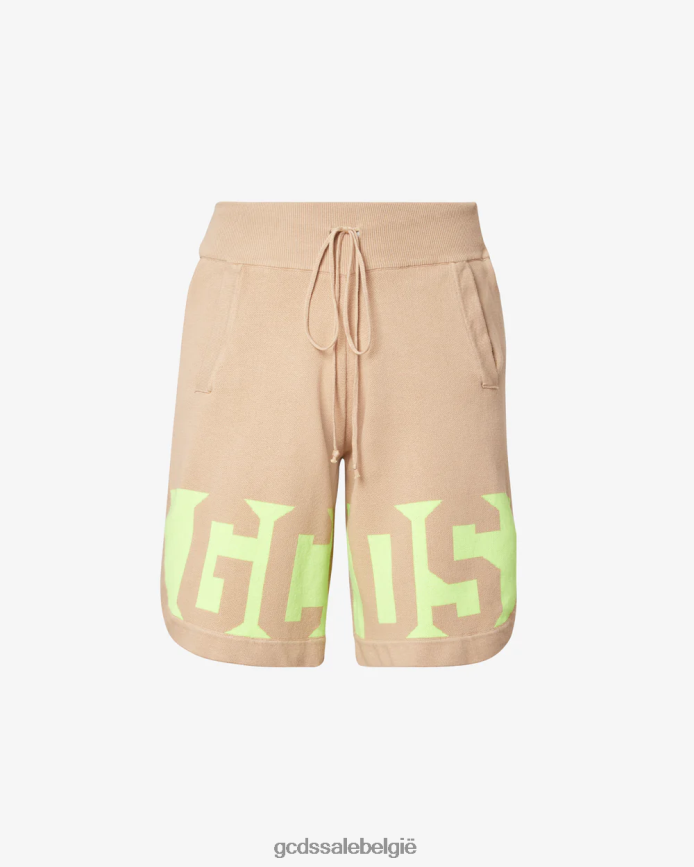 lage band bermuda Heren GCDS beige kleding 4600VF116