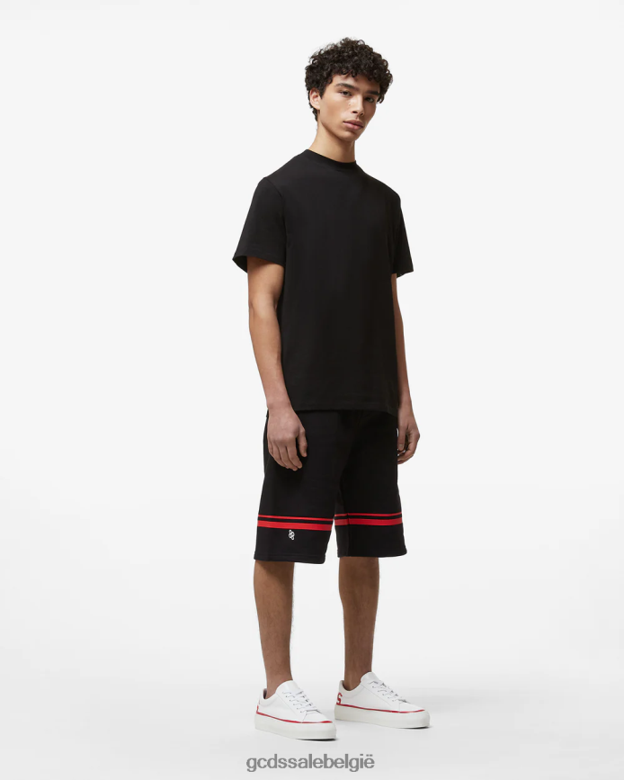 lage bermuda met logoband Heren GCDS zwart kleding 4600VF139