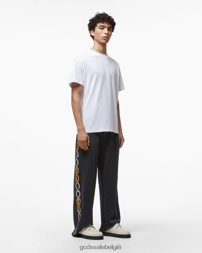 trainingsbroek met reflecterend printlogo Heren GCDS zwart kleding 4600VF128