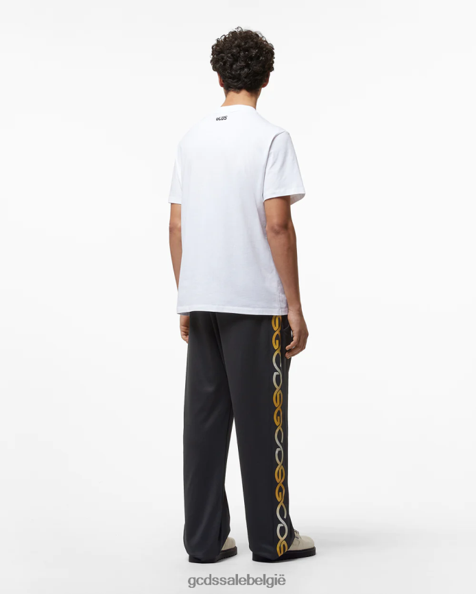trainingsbroek met reflecterend printlogo Heren GCDS zwart kleding 4600VF128