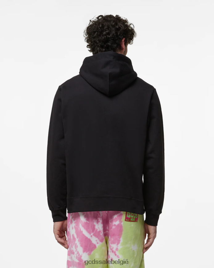 Wirdo normale hoodie Heren GCDS zwart kleding 4600VF61