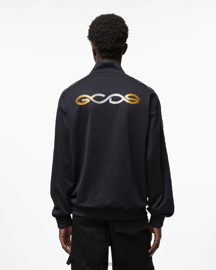 reflecterende trainingstop met logoprint Heren GCDS zwart kleding 4600VF49