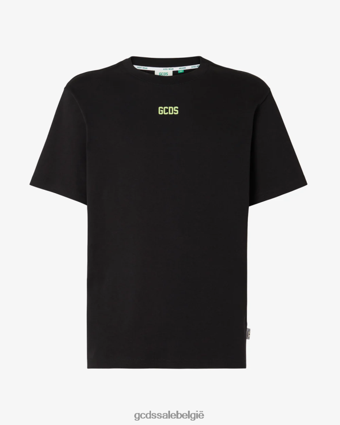 Normaal T-shirt met eco-logo Heren GCDS limoen kleding 4600VF108