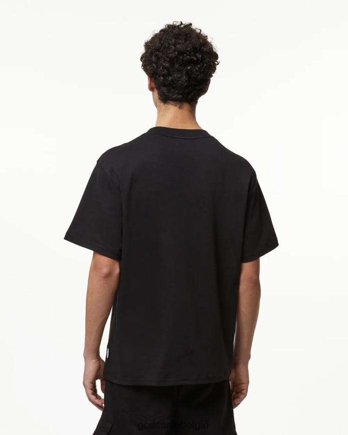 Normaal T-shirt met eco-logo Heren GCDS limoen kleding 4600VF108