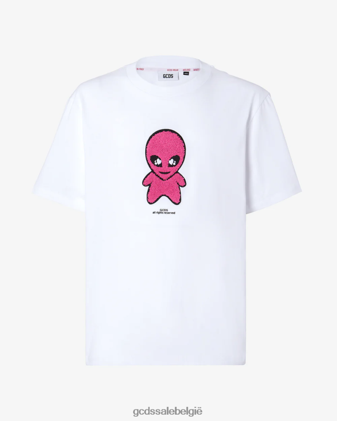 Wirdo los t-shirt Heren GCDS wit kleding 4600VF95
