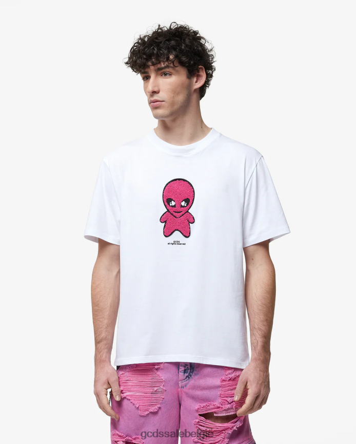 Wirdo los t-shirt Heren GCDS wit kleding 4600VF95