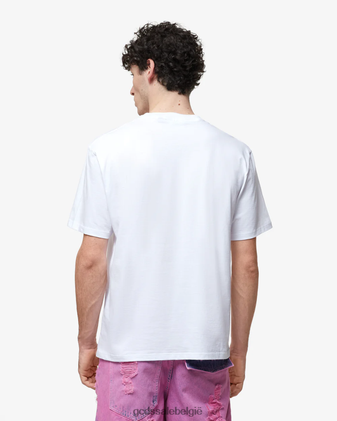 Wirdo los t-shirt Heren GCDS wit kleding 4600VF95