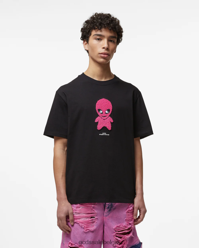 Wirdo los t-shirt Heren GCDS zwart kleding 4600VF96